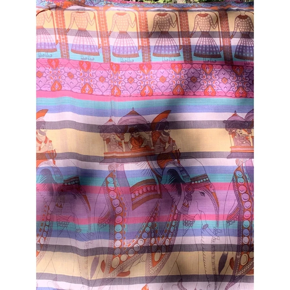 Indian Block Print Textile - Picture 4 of 7